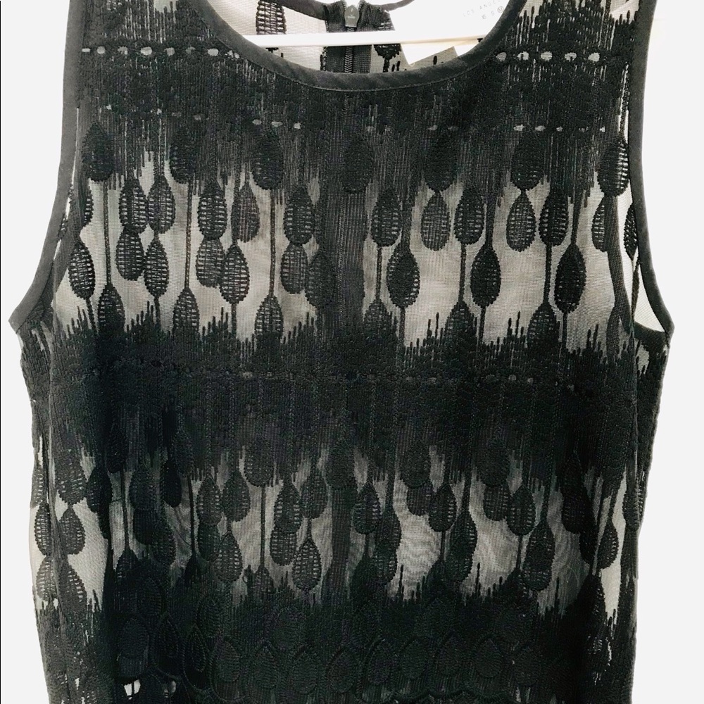 Black sheer tank